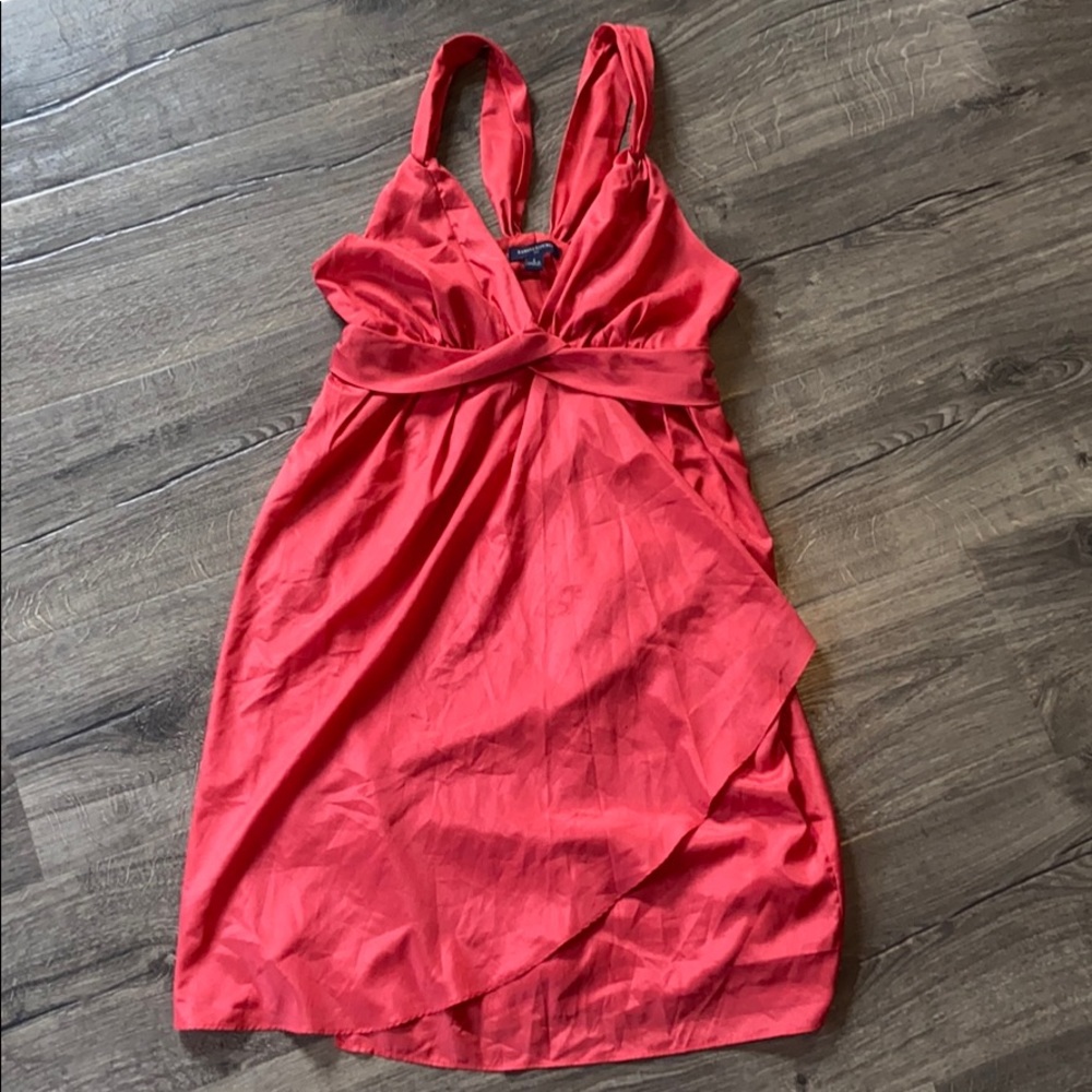 Banana Republic coral babydoll style dress